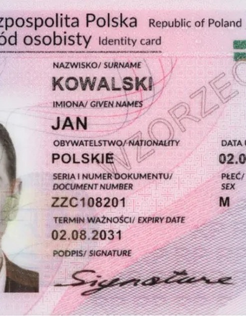 Zdjęcie do dowodu osobistego